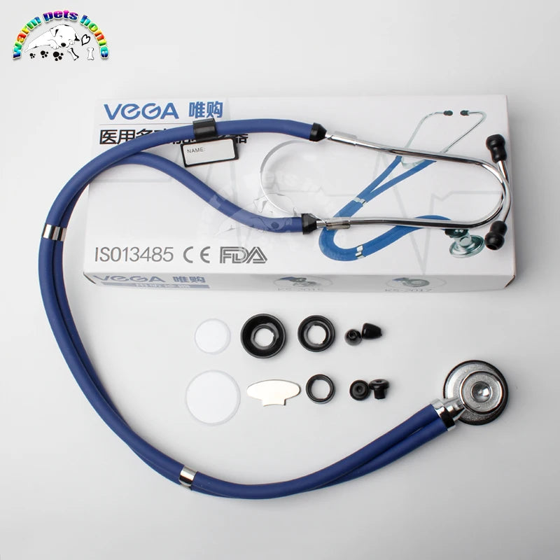 Stethoscope double dual head colorful for Human and Veterinary