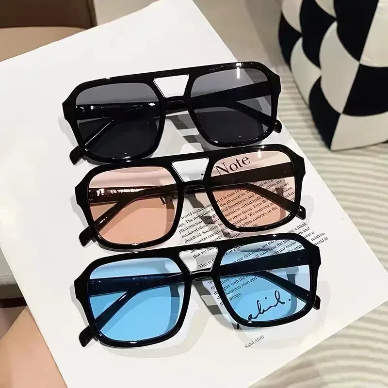 Vintage Square Sunglasses for Woman